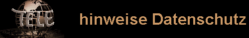 hinweise Datenschutz
