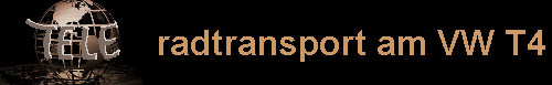 radtransport am VW T4